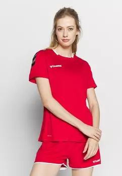 Футболка с принтом HMLAUTHENTIC Hummel, красный