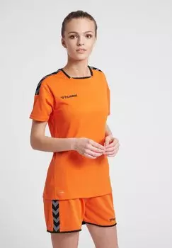 Футболка с принтом HMLAUTHENTIC Hummel, оранжевый