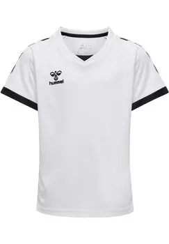 Футболка с принтом HMLCORE VOLLEY TEE KIDS Hummel, цвет white