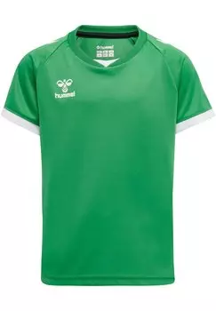 Футболка с принтом HMLCORE VOLLEY TEE KIDS Hummel, цвет jelly bean