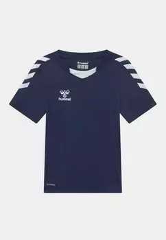 Футболка с принтом Hmlcore Xk Poly Jersey S/S Hummel, цвет marine