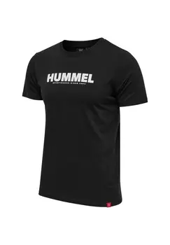Футболка с принтом HMLLEGACY Hummel, черный деним