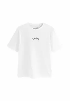 Футболка с принтом HOKUSAI THE GREAT WAVE LICENSE STANDARD Next, белый