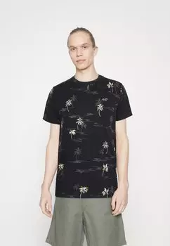 Футболка с принтом Hollister Co., черный