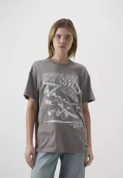 Футболка с принтом Hollister Co., серый