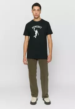 Футболка с принтом HOMEBOY TEE Mister Tee, черный