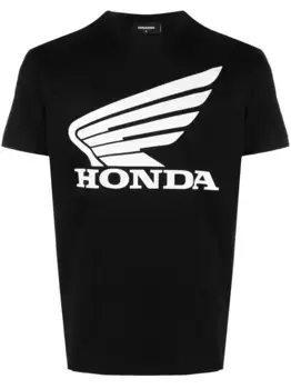 Футболка с принтом Honda DSQUARED2, черный