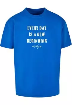 Футболка с принтом HOPE HEAVY OVERSIZED Merchcode, цвет cobalt blue