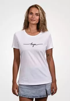 Футболка с принтом HOPE Mamino, цвет white