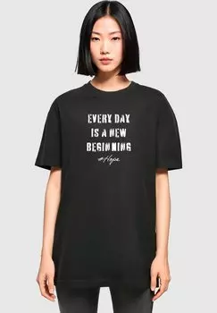 Футболка с принтом HOPE Merchcode, цвет black