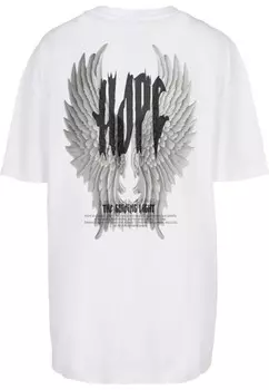 Футболка с принтом HOPE WINGS Merchcode, белый