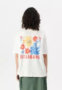 Футболка с принтом HOT HAZE TEE Billabong, белый