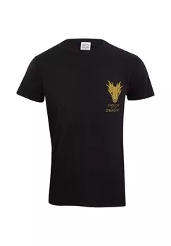 Футболка с принтом HOUSE OF THE DRAGON EMBLEM Henry Tiger, черный