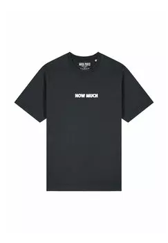 Футболка с принтом HOW MUCH HEAVYWEIGHT Mira Paris, цвет Washed Black