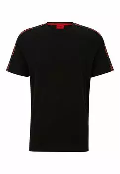Футболка с принтом HUGO, цвет black one