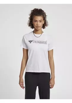 Футболка с принтом Hummel, белый