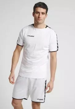 Футболка с принтом Hummel, белый