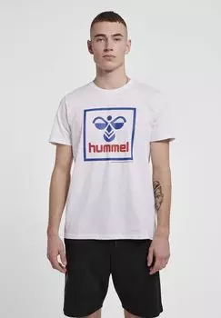 Футболка с принтом Hummel, белый