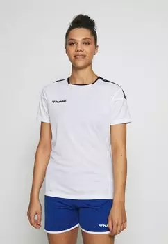 Футболка с принтом Hummel, белый