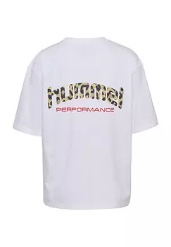 Футболка с принтом Hummel, белый