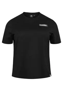 Футболка с принтом Hummel, черный