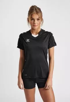 Футболка с принтом Hummel, черный