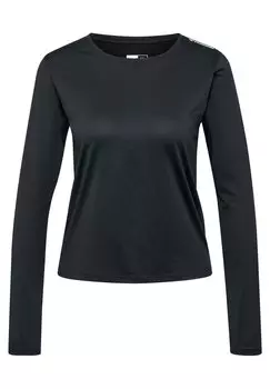 Футболка с принтом Hummel, черный