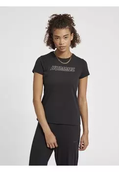 Футболка с принтом Hummel, черный деним