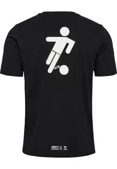 Футболка с принтом Hummel, цвет black