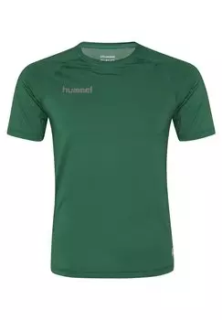 Футболка с принтом Hummel, цвет evergreen