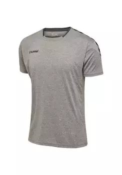 Футболка с принтом Hummel, цвет grey melange