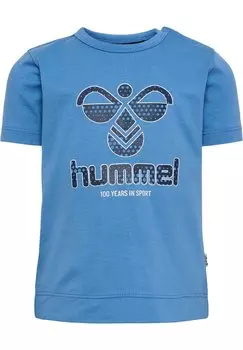 Футболка с принтом Hummel, цвет riverside