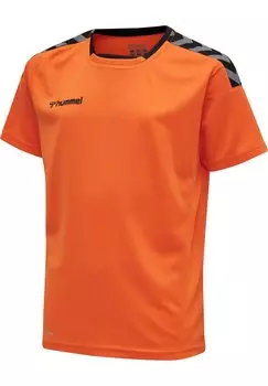 Футболка с принтом Hummel, цвет tangerine