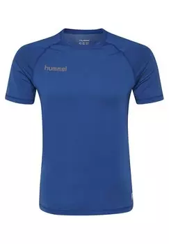 Футболка с принтом Hummel, цвет true blue