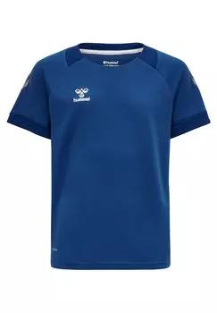 Футболка с принтом Hummel, цвет true blue