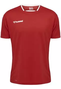 Футболка с принтом Hummel, цвет true red