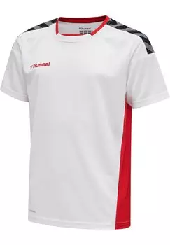 Футболка с принтом Hummel, цвет white/true red