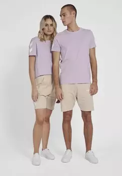 Футболка с принтом Hummel, фиолетовый