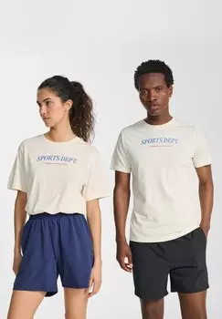 Футболка с принтом Hummel, кремовый