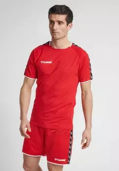 Футболка с принтом Hummel, розовый