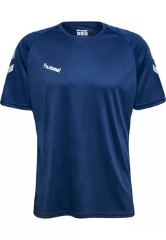 Футболка с принтом Hummel, серо-голубой
