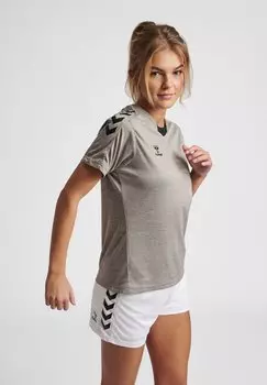 Футболка с принтом Hummel, серый