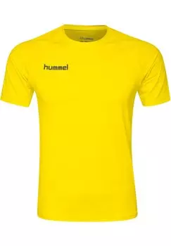 Футболка с принтом Hummel, желтый