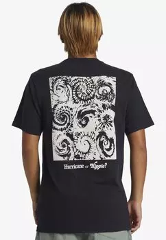 Футболка с принтом HURRICANE OR HIPPIE Quiksilver, цвет kvj