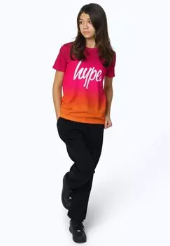 Футболка с принтом Hype, цвет pink