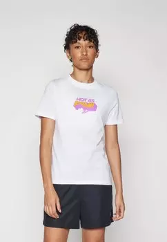 Футболка с принтом HYPE TEXT TEE Reebok, белый