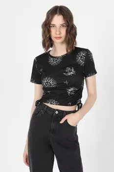 Футболка с принтом и галстуками Colin'S, черный