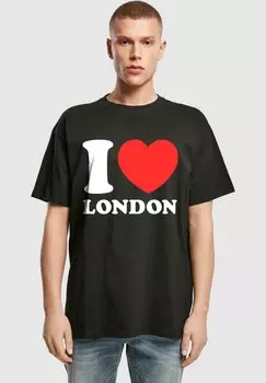 Футболка с принтом I HEART LONDON HEAVY Merchcode, черный