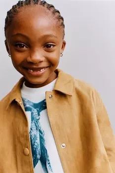 Футболка с принтом и шарфом ZARA, белый