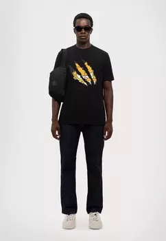 Футболка с принтом Iceberg, черный